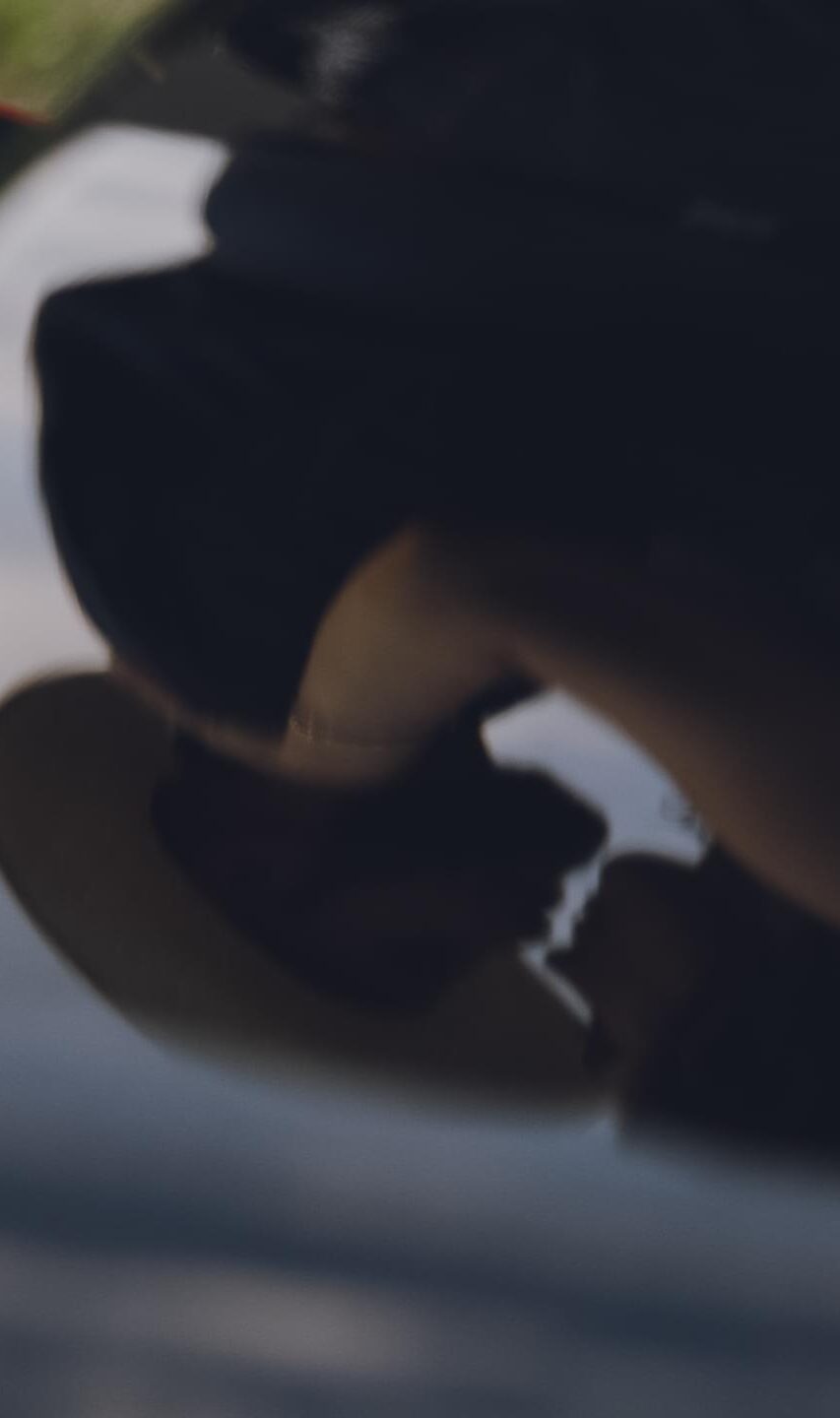 Annali and Daniel's reflection of a romantic moment